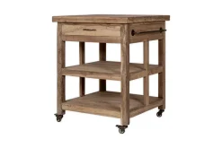 Pantry|Home Office^Nkuku Tivu Reclaimed Wood Butchers Block - Natural