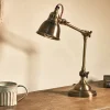 Desk Lamps|Table Lamps^Nkuku Tubu Antique Brass Desk Lamp