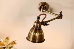 Wall Lights|Spot Lights^Nkuku Tubu Brass Extendable Wall Light - Antique Brass