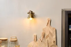 Spot Lights|Wall & Spot Lights^Nkuku Tubu Brass Spot Light - Antique Brass