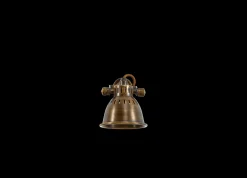 Spot Lights|Wall & Spot Lights^Nkuku Tubu Brass Spot Light - Antique Brass