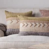 Bedroom Textiles|Cushions^Nkuku Tuleeka Wool Cushion Cover - Ochre