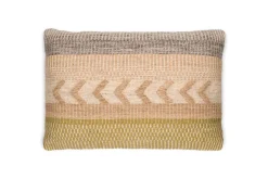 Bedroom Textiles|Cushions^Nkuku Tuleeka Wool Cushion Cover - Ochre