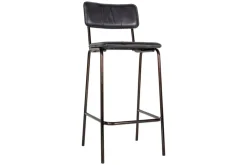 Kitchen & Dining|Bar Stools & Bar Chairs^Nkuku Ukari Counter Chair - Aged Black