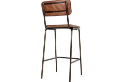 Kitchen & Dining|Bar Stools & Bar Chairs^Nkuku Ukari Counter Chair - Chocolate Brown