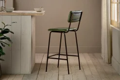 Kitchen & Dining|Bar Stools & Bar Chairs^Nkuku Ukari Counter Chair - Rich Green