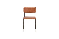 Home Office|Kitchen & Dining^Nkuku Ukari Leather Dining Chair - Aged Tan