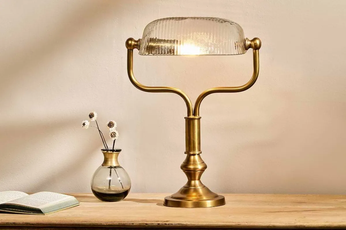 Desk Lamps|Table Lamps^Nkuku Ulani Vintage Desk Lamp
