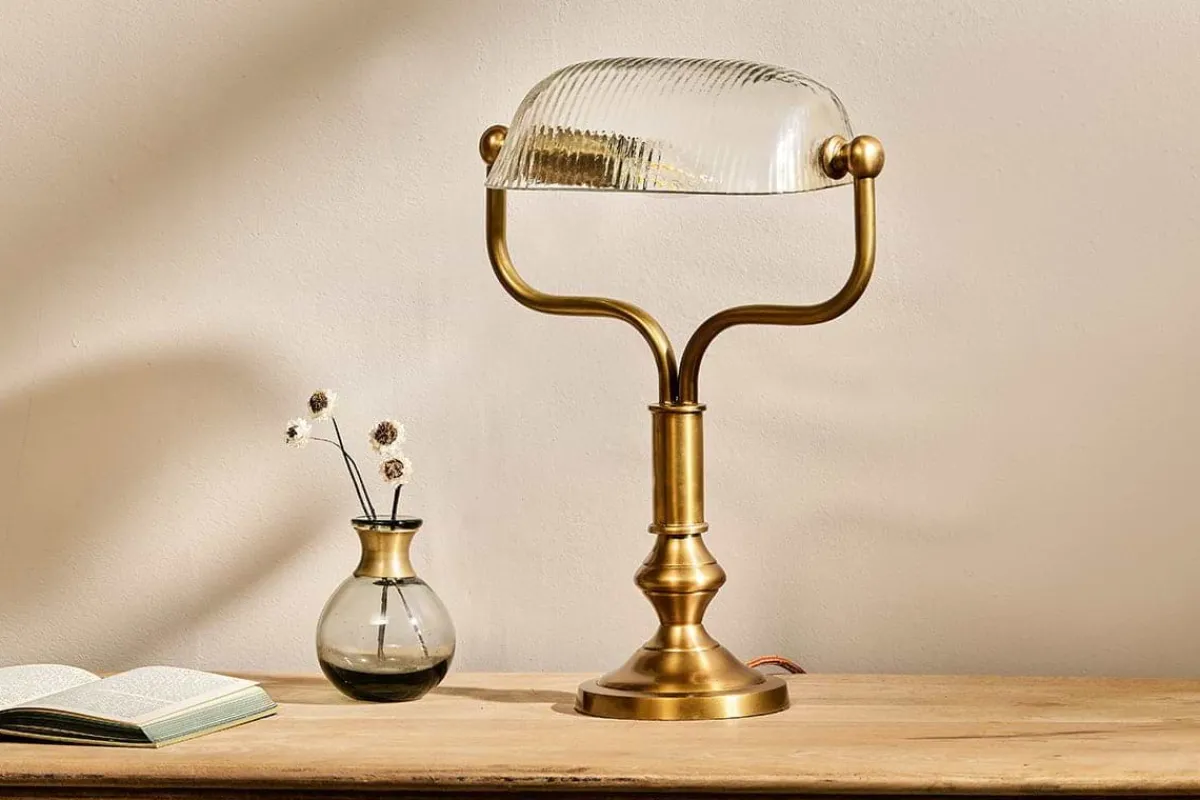 Desk Lamps|Table Lamps^Nkuku Ulani Vintage Desk Lamp
