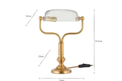 Desk Lamps|Table Lamps^Nkuku Ulani Vintage Desk Lamp