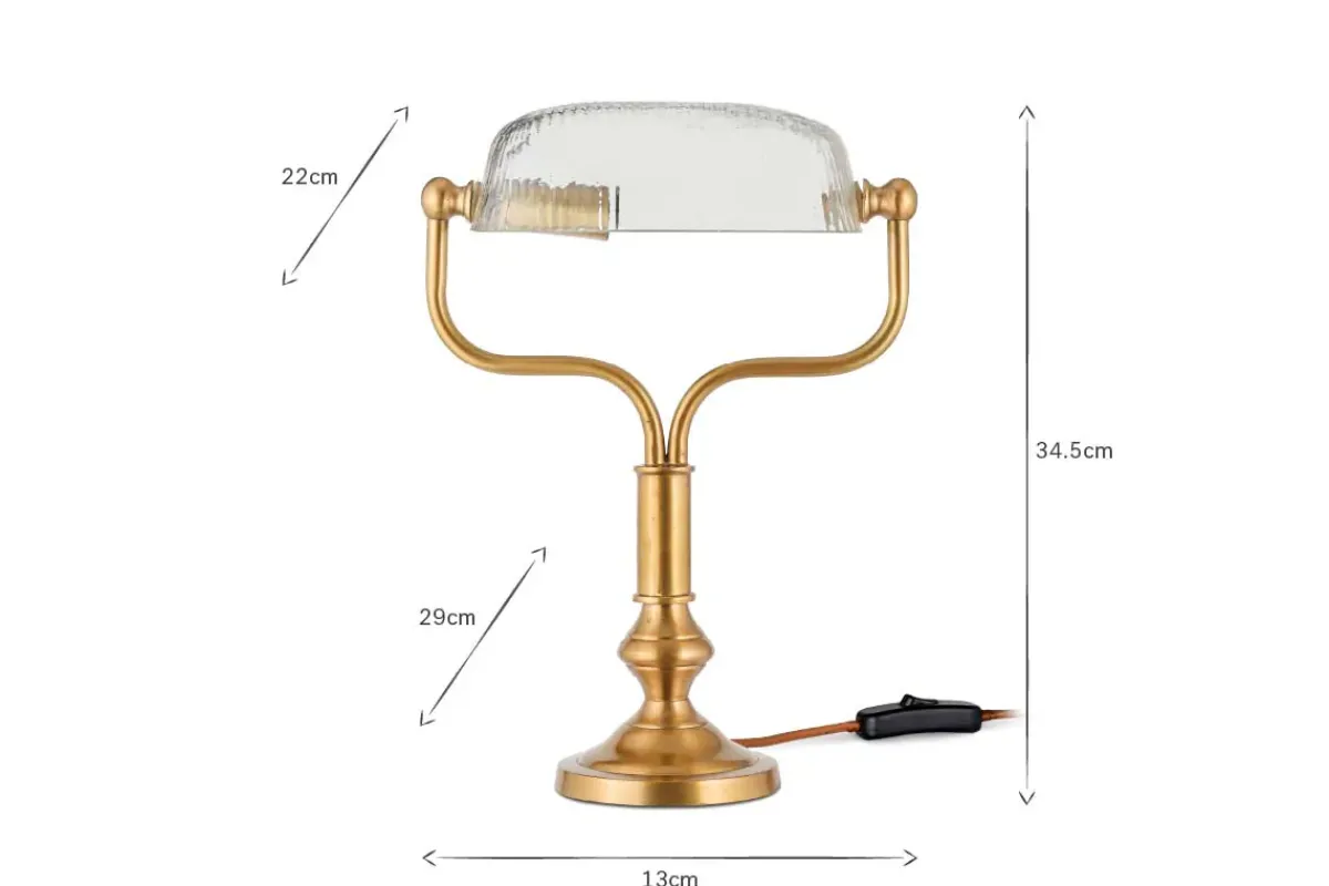 Desk Lamps|Table Lamps^Nkuku Ulani Vintage Desk Lamp