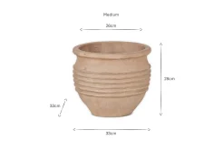 Garden Planters|Garden Décor^Nkuku Ullu Terracotta Planter - Terracotta