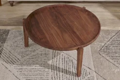 Living|Coffee Tables^Nkuku Umar Mango Wood Coffee Table - Dark Brown