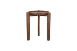 Living|Side Tables^Nkuku Umar Mango Wood Side Table - Dark Brown