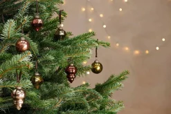 Baubles & Tree Decorations^Nkuku Ura Baubles - Antique Green (Set of 3)