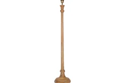 Floor Lamps^Nkuku Usha Classic Wooden Floor Lamp - Natural