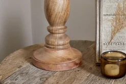 Desk Lamps|Table Lamps^Nkuku Usha Classic Wooden Table Lamp - Natural
