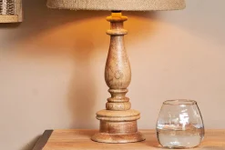 Bedside Lamps|Table Lamps^Nkuku Usha Mango Wood Lamp