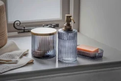 Bathroom Accessories^Nkuku Valeska Recycled Glass Soap Dispenser