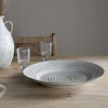 Trays & Platters^Nkuku Valinha Earthenware Round Platter - Grey
