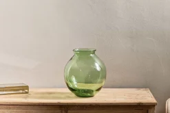 Decorative Home Accessories|Vases^Nkuku Vanita Glass Vase - - Wide Green