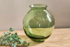 Decorative Home Accessories|Vases^Nkuku Vanita Glass Vase - - Wide Green