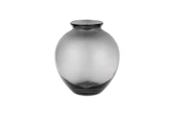 Decorative Home Accessories|Vases^Nkuku Vanita Glass Vase - - Wide Smoke