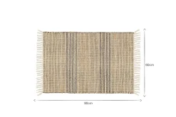 Doormats|Runners^Nkuku Varli Jute & Cotton Doormat - Natural