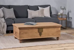 Hallway & Bootroom|Living^Nkuku Vidur Mango Wood Chest - Natural