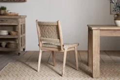 Kitchen & Dining|Dining Chairs & Benches^Nkuku Vinay Woven Armless Dining Chair - Natural