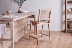 Kitchen & Dining|Bar Stools & Bar Chairs^Nkuku Vinay Woven Counter Chair - Natural