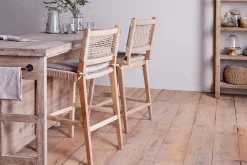 Kitchen & Dining|Bar Stools & Bar Chairs^Nkuku Vinay Woven Counter Chair - Natural