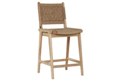 Kitchen & Dining|Bar Stools & Bar Chairs^Nkuku Vinay Woven Counter Chair - Natural
