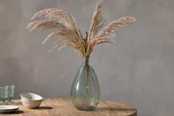 Vases|Decorative Pots & Vases^Nkuku Virya Recycled Glass Vase - Pale Blue