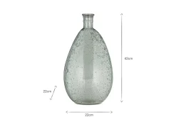 Vases|Decorative Pots & Vases^Nkuku Virya Recycled Glass Vase - Pale Blue