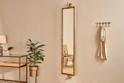 Wall Mirrors^Nkuku Visala Swivel Full Length Wall Mirror - Large