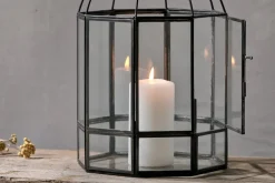Decorative Home Accessories|Lanterns^Nkuku Visranti Lantern - Black