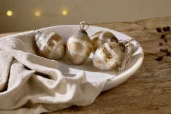 Christmas Table|Baubles & Tree Decorations^Nkuku Viti Baubles - Gold (Set of 4)