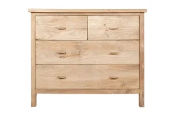 Bedroom^Nkuku Vivan Grooved Chest of Drawers - Natural