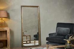 Full Length Mirrors|Bedroom^Nkuku Yadur Full Length Mirror - Antique Brass