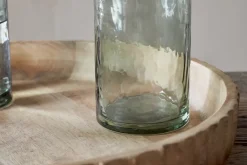 Everyday Glassware|Tumblers^Nkuku Yala Hammered Highball - (Set of 4) Sage Green