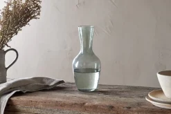 Jugs^Nkuku Yala Hammered Jug - Sage Green