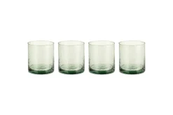 Breakfast Accessories|Tumblers^Nkuku Yala Hammered Tumbler - (Set of 4) Sage Green