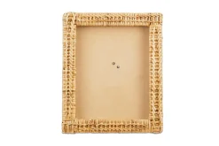 Decorative Home Accessories|Desk Accessories^Nkuku Yanis Rattan Photo Frame
