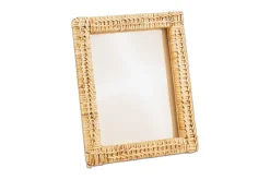 Decorative Home Accessories|Desk Accessories^Nkuku Yanis Rattan Photo Frame