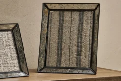 Decorative Home Accessories|Photo Frames^Nkuku Yash Antique Glass & Iron Photoframe - Antique Black