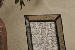 Decorative Home Accessories|Photo Frames^Nkuku Yash Antique Glass & Iron Photoframe - Antique Black