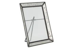 Decorative Home Accessories|Photo Frames^Nkuku Yash Antique Glass & Iron Photoframe - Antique Black