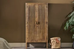 Home Office|Kitchen & Dining^Nkuku Yasha Reeded Mango Wood Cabinet