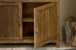 Home Office|Kitchen & Dining^Nkuku Yasha Reeded Mango Wood Sideboard